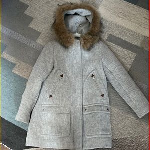 Petite chateau parka in Italian stadium-cloth by nello gori